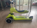 酷骑儿童滑板车V2二合一多功能童车重力转向静音1-5岁生日礼物经典绿 实拍图