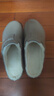 稻草人棉拖鞋男士勃肯鞋居家用一脚蹬加绒秋冬户外防滑情侣女 棕棉42-43 实拍图