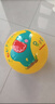 费雪（Fisher-Price）儿童玩具球 宝宝小皮球拍拍球22cm(黄色 赠打气筒)生日礼物礼品 实拍图
