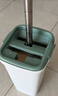 美丽雅带桶平板拖把家用一拖净免手洗拖布吸水墩布拖地神器共2布 实拍图