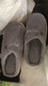 【福利价】小熊小兔棉拖秋冬季情侣保暖学生男拖鞋女居家棉拖鞋 小熊小兔棉拖-灰色 42-43 适合41-42 实拍图