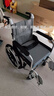 怡辉（YIHUI）轮椅轻便折叠瘫痪老人专用出行可洗澡大小便多功能便携式手动推车 实拍图