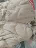 雪中飞妈妈羽绒服中长款高贵中老年人女士加厚冬装老奶奶太太外套 暖米色 【新国标鸭绒I抗寒保暖】 3XL 180 【建议115-130斤】 实拍图
