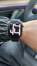 Apple/苹果 Watch Series 10 智能手表GPS+蜂窝款46毫米亮黑色铝金属表壳黑色运动型表带M/L MWYK3CH/B 实拍图