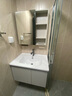 九牧（JOMOO）浴室柜陶瓷一体盆卫生间洗脸盆柜组合洗手盆卫浴洗漱台A2741升级 基础款 镜背美妆收纳 冷灰80cm 【无龙头】 实拍图