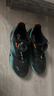 安踏儿童鞋秋季皮面防水2025新款6-16岁男童运动鞋跑步鞋 黑绿 37 内长23.5cm 实拍图