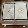 美的（Midea）电火锅鸳鸯锅火锅专用锅多功能锅料理烤肉锅分体式多功能一体电锅0氟钛陶电煮锅HGS352866S 实拍图