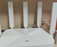 中兴（ZTE）巡天 AX3000满血WIFI6千兆无线家用路由器 自研双核主芯片 5G双频穿墙王wifi路由 Mesh 3000M速率 实拍图