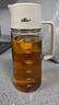 小熊（Bear）油壶 调料瓶抗菌玻璃油瓶酱油瓶600ml 自动开合不挂油CX-W0058 实拍图