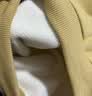 嘟嘟家宝宝加绒卫衣卡通冬装男童圆领上衣加厚秋冬女童衣服保暖 黄色 80 实拍图