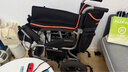 鱼跃(yuwell)电动轮椅车D210B老人折叠轻便残疾人智能代步铅酸电池 实拍图