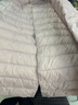 鸭鸭（YAYA）佟丽娅同款轻薄羽绒服女新款冬季短款圆领内胆修身时尚薄外套男 驼色【女款无领】 XL 【建议115-125斤】 实拍图