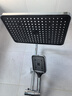 四季沐歌精铜龙头淋浴花洒套装枪灰增压花洒喷头全套手持花洒浴室淋浴器 【电镀款】精铜主体+雨幕顶喷 实拍图