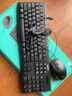 罗技（Logitech）MK200有线键鼠套装 有线键盘鼠标套装USB电脑笔记本办公键鼠 薄膜办公键盘带小键盘即插即用全尺寸 黑色 实拍图