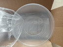 特美居（temeiju）一次性饭盒圆形透明塑料快餐盒加厚带盖打包盒餐具50套装1500型 实拍图