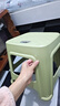 网红塑料凳子30.5cm客厅防滑凳餐桌凳简约可摞叠便携凳浴室凳 绿色【两种款式随机发】 （一个装） 实拍图