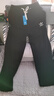 三叶草贝壳头2025加绒运动休闲裤男士秋冬新款百搭直筒卫裤宽松保暖长裤子 黑色 黑色加绒款 XL 建议120-140斤 实拍图