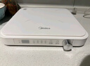 美的（Midea）家用电磁炉电陶炉电池炉2200W大功率猛火新型电磁灶一体微晶面板爆炒炒菜定时火锅炉MC-HGE22BF09 实拍图