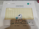 全棉时代 婴儿水洗纱布浴巾 儿童纯棉洗澡用品 奶黄色115*115cm 实拍图