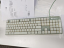 狼途L1静音键盘有线/无线键盘高颜值键盘104键机械手感薄膜键盘电竞游戏男女生办公键盘电脑笔记本键盘 【有线·低音】抹茶绿暖光单光 实拍图