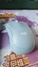 罗技（Logitech）M221 轻音鼠标 无线鼠标 办公鼠标 对称鼠标 带无线微型接收器 雾霭蓝 实拍图