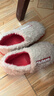 她享秋冬室内外情侣厚底增高防滑包跟保暖棉拖鞋男 TP231 实拍图