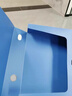 得力（deli）10只55mmA4加厚PP粘扣文件盒档案盒资料盒凭证文件收纳盒办公用品财会用品27036蓝色得力办公好物 实拍图