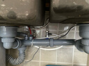 潜水艇（Submarine）CSQ-2D厨房洗菜盆双槽下水管侧排省空间提篮套装防臭下水三通 实拍图
