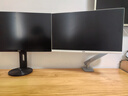 NB显示器支架 机械臂 电脑支架桌夹式底座 屏幕升降增高架 悬空托臂极光银17-32吋 适配卓威电竞AOC 实拍图