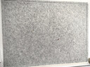 杏双 圆角方槽毛毡板墙贴软木板照片墙留言板公告栏宣传栏展示板背景墙板 浅灰色 90*120cm#带不伤墙美纹纸 实拍图