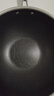 炊大皇 炒锅 304不锈钢炒菜锅煎锅 平底不粘炒锅32cm 可立可视盖不挑灶 实拍图