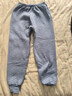 红豆儿童保暖内衣套装男中大童秋冬三层保暖空气层套装学生秋衣秋裤 H1S5069中麻灰（低圆领） 110 实拍图