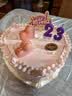 元祖（GANSO）8号挚爱鲜奶蛋糕800g 生日蛋糕动物奶油 同城配送 送女友 实拍图