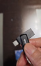 闪迪（SanDisk）256GB Type-C USB3.2 手机U盘DDC3黑色 读速高达400MB/s 自动备份 手机电脑两用 双接口大容量优盘 实拍图