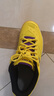YONEX尤尼克斯羽毛球鞋yy男女同款训练透气缓震SHB101CR 黄紫 43 实拍图