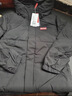 鸭鸭（YAYA）羽绒服男士短款秋冬季新款鸭绒连帽户外加厚商务休闲保暖上衣外套 星空黑-YE5B001056A XL 实拍图