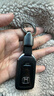 爱礼优汽车钥匙扣男士挂件钥匙链锌合金锁匙扣腰挂圈环个性创意简约挂饰 哑枪色+黑色翻毛皮 实拍图