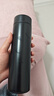 炊大皇保温杯316L医用级不锈钢茶水分离商务便携智能保温杯浅蓝色 490ml 实拍图