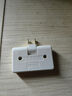 【京东物流】多功能一转三插座插排开关办公家用可旋转多功能插座转换器靠墙不挡开关扩展多孔插座 【超值体验】白色一个装 实拍图