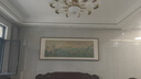 摩马艺品千里江山图山水画客厅装饰画中式挂画沙发背景画宋氏美学国画 雅致红褐实木画框【免费安装】 90x238cm（馆藏丝绢画芯） 实拍图