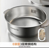 九阳（Joyoung）0涂层IH秒涮电火锅火锅专用锅电锅家用4-8人分体式可拆洗多功能电蒸锅不锈钢电煮锅6L火锅锅GN12 实拍图