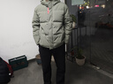 京东京造羽绒服男鸭绒加厚防寒工装面包服短款冬季外套衣服 橄榄绿 2XL 实拍图