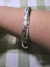 唯一（Winy）银手镯足银9999女款镯子生日新年礼物送女友老婆妈妈纯银饰品 实拍图