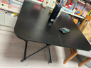 费林斯曼【销量NO.1】折叠桌桌子折叠户外折叠餐桌电脑桌饭桌麻将桌吃饭桌 【免安装】单方桌-精致黑 现代简约 实拍图