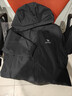 骆驼（CAMEL）防泼水夹克男户外防风连帽风衣外套秋 C15CABLH010 幻影黑 M 实拍图