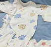 婧麒（JOYNCLEON）婴儿连体衣春秋无骨衣服春装空调服纯棉春款长袖和尚服外出服 动物园 59cm 实拍图