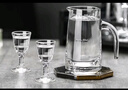 青苹果白酒杯分酒器套装 加厚玻璃一口杯品鉴小酒杯烈酒杯二两杯分酒壶 实拍图