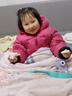 保姆鹅  【风墙】儿童羽绒服宝宝中长款护脸加厚外套保暖童装[NG2664] 石榴粉 110 实拍图