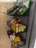 霓峰冰箱置物架侧面挂架壁挂免打孔厨房用品多功能零食果蔬放菜收纳架 黑色36cm大号三层-挂钩款 实拍图