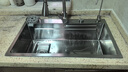 摩恩阳光系列厨房水槽大单槽洗菜盆一体盆304不锈钢台上中下家用洗碗水池 四孔集渣银色水槽-圆形抽拉顶配 75*46CM 实拍图
